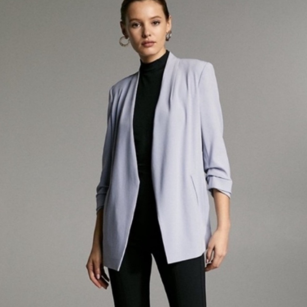 Aritzia Lavender Open-Front Blazer